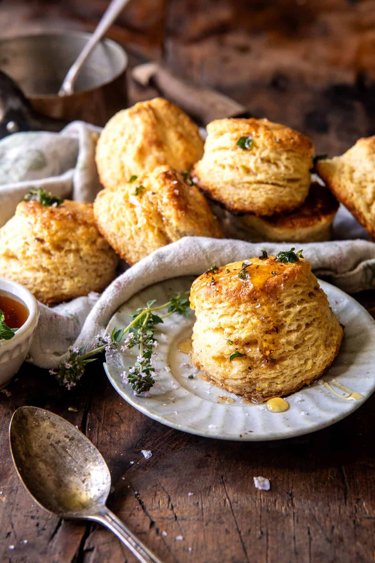 Honey Garlic Parmesan Biscuits