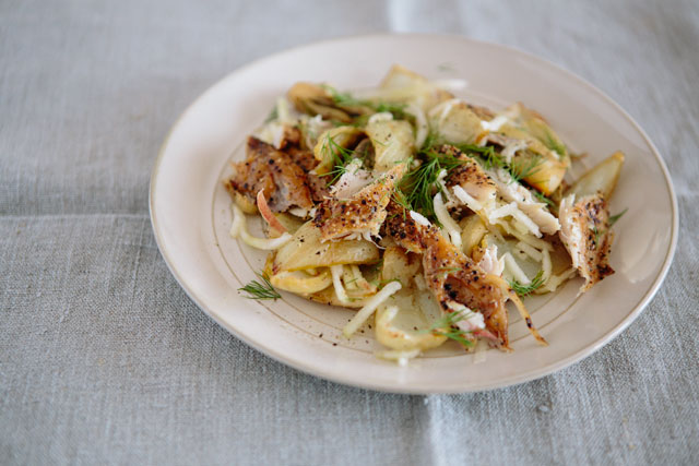 Maple roasted fennel with smoked mackerel and apple - Breakfast by the sea - Brighton food & photography blog