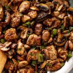 Delicious Garlic Mushroom Chicken Bites