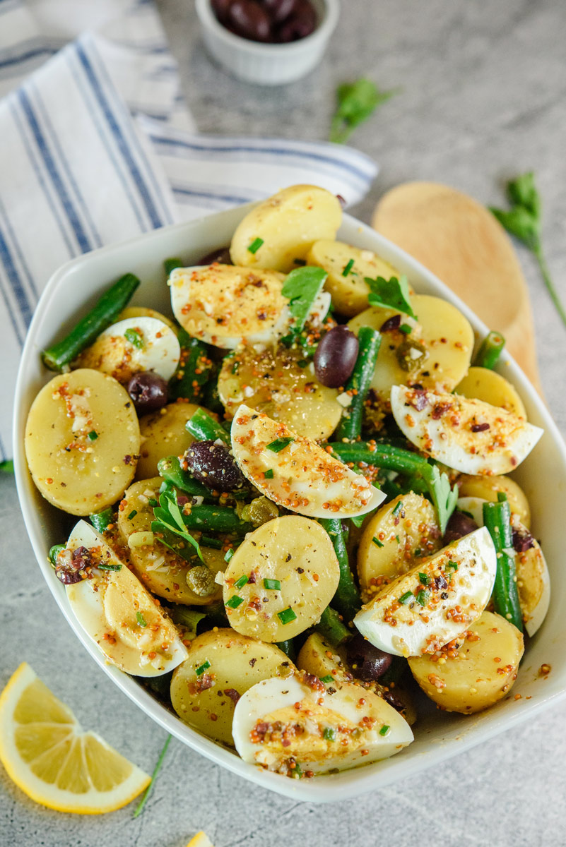 Elegant French Potato Salad With Green Beans