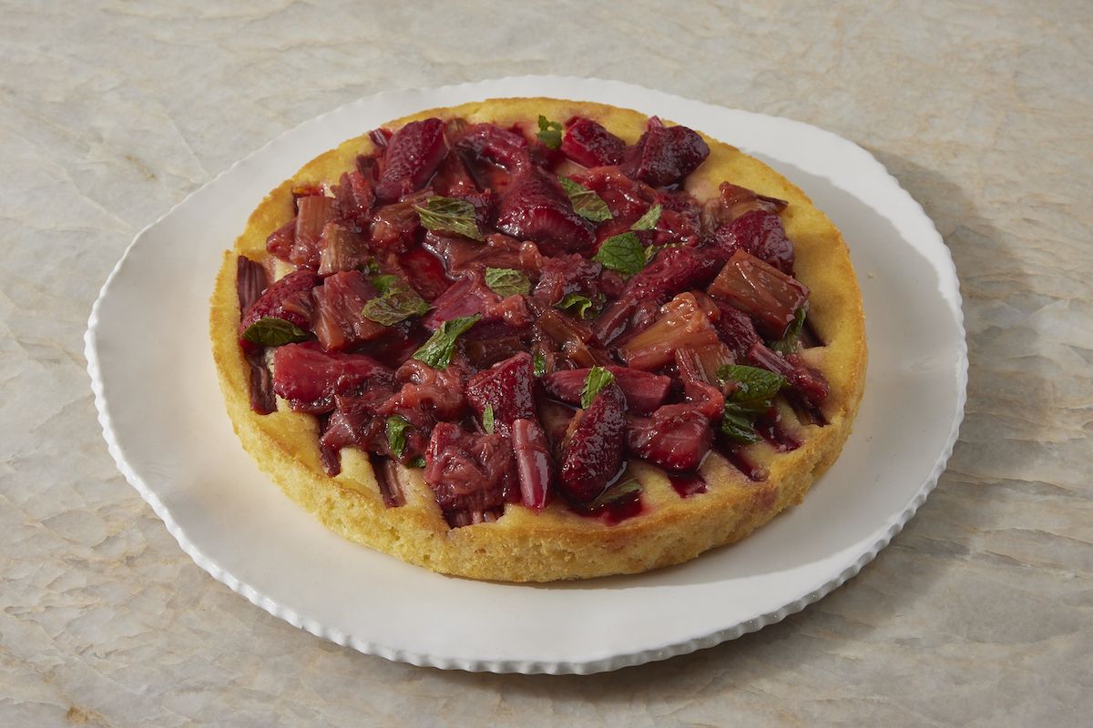 A Fruity Almond Cake to Make Before Rhubarb Season Ends