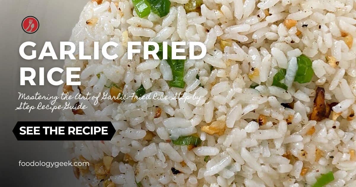 Garlic Fried Rice - Foodology Geek