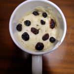 Blue-Cran-Berry Vanilla Mug Cake – Explore With Me