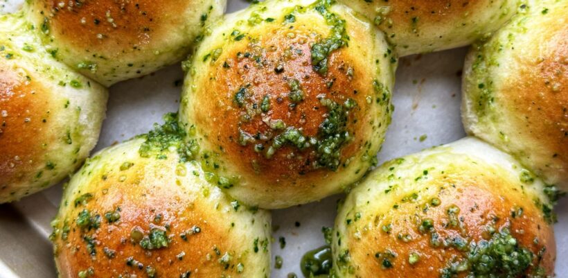 Simple Pesto Buns - Simple Bites