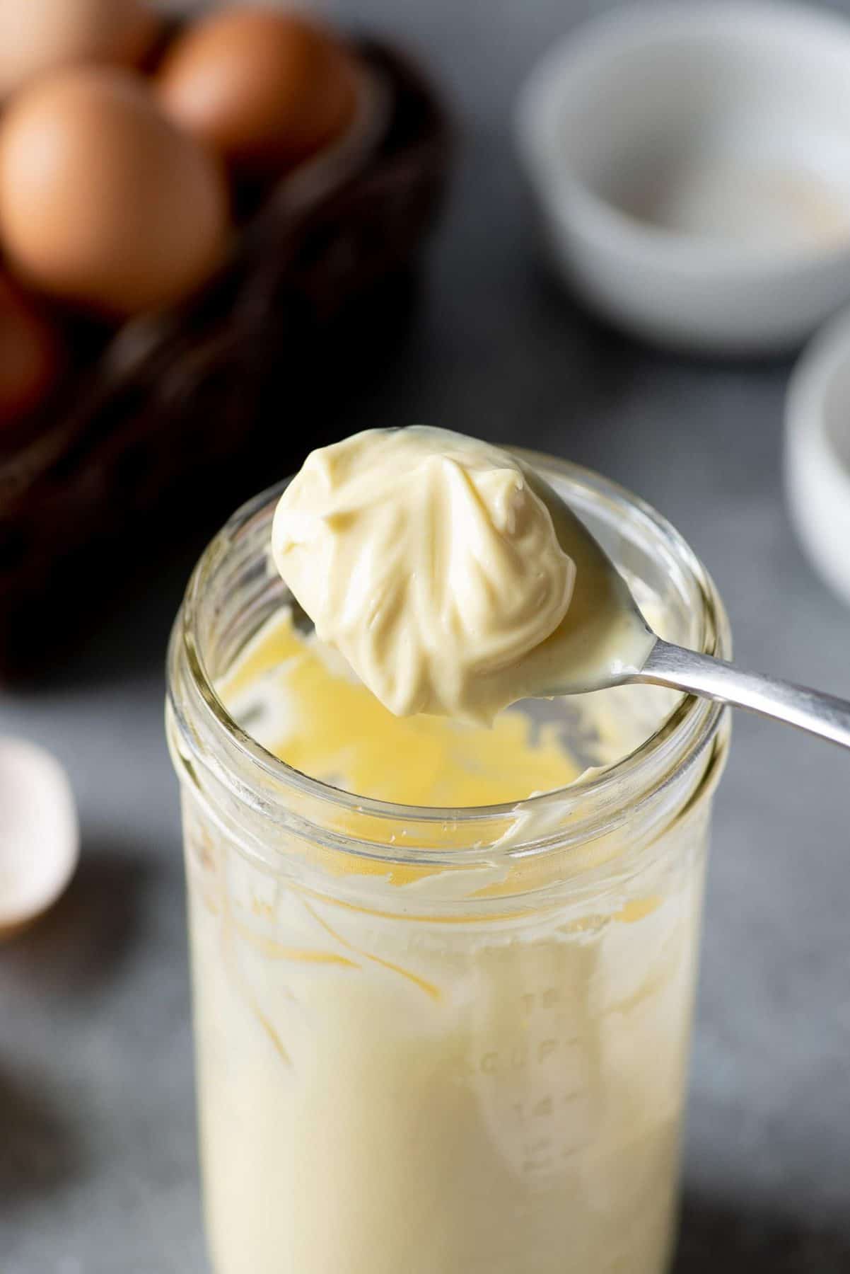 Immersion Blender Homemade Mayo | Wholefully