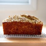 Irish brown bread, just baked.