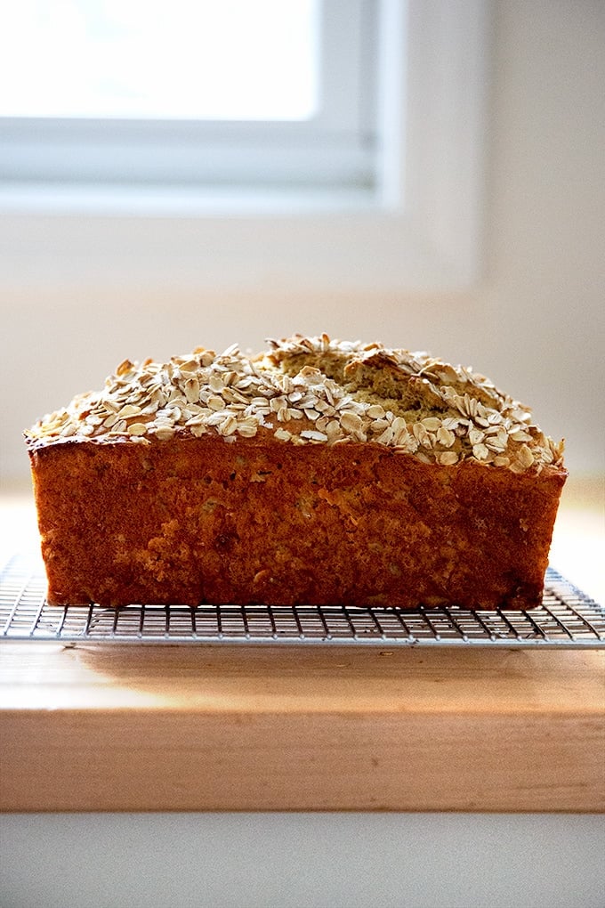 Irish brown bread, just baked.