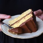 Yellow Cake with Chocolate Frosting