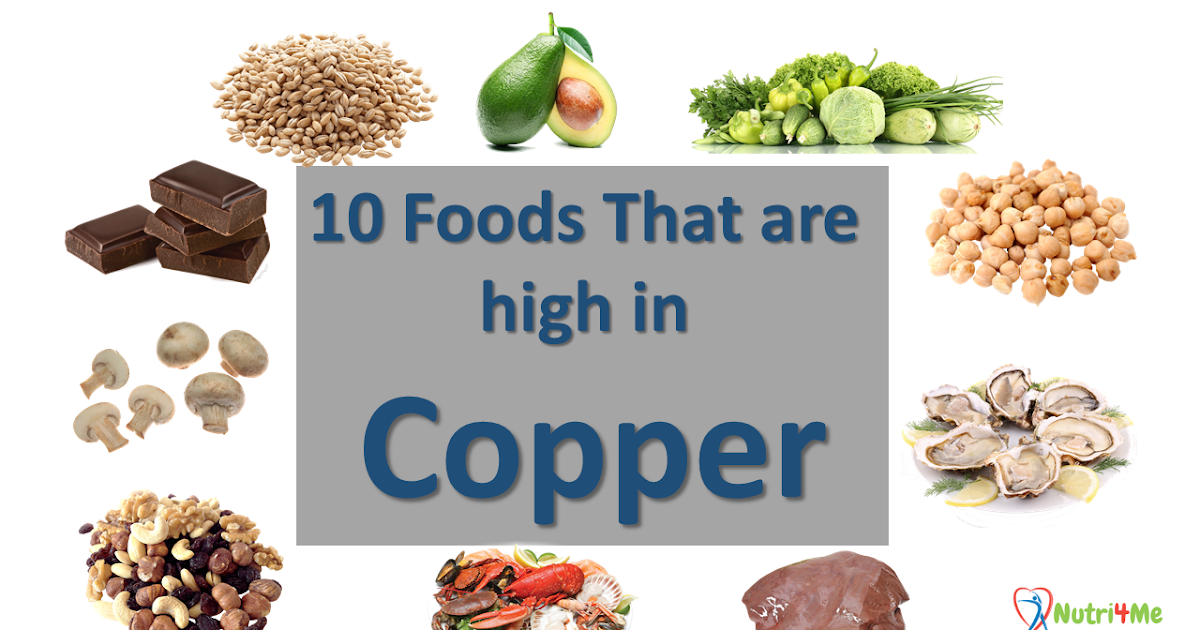 10 Foods that are high in copper