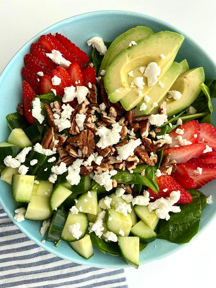 Fresh Spring Spinach Salad