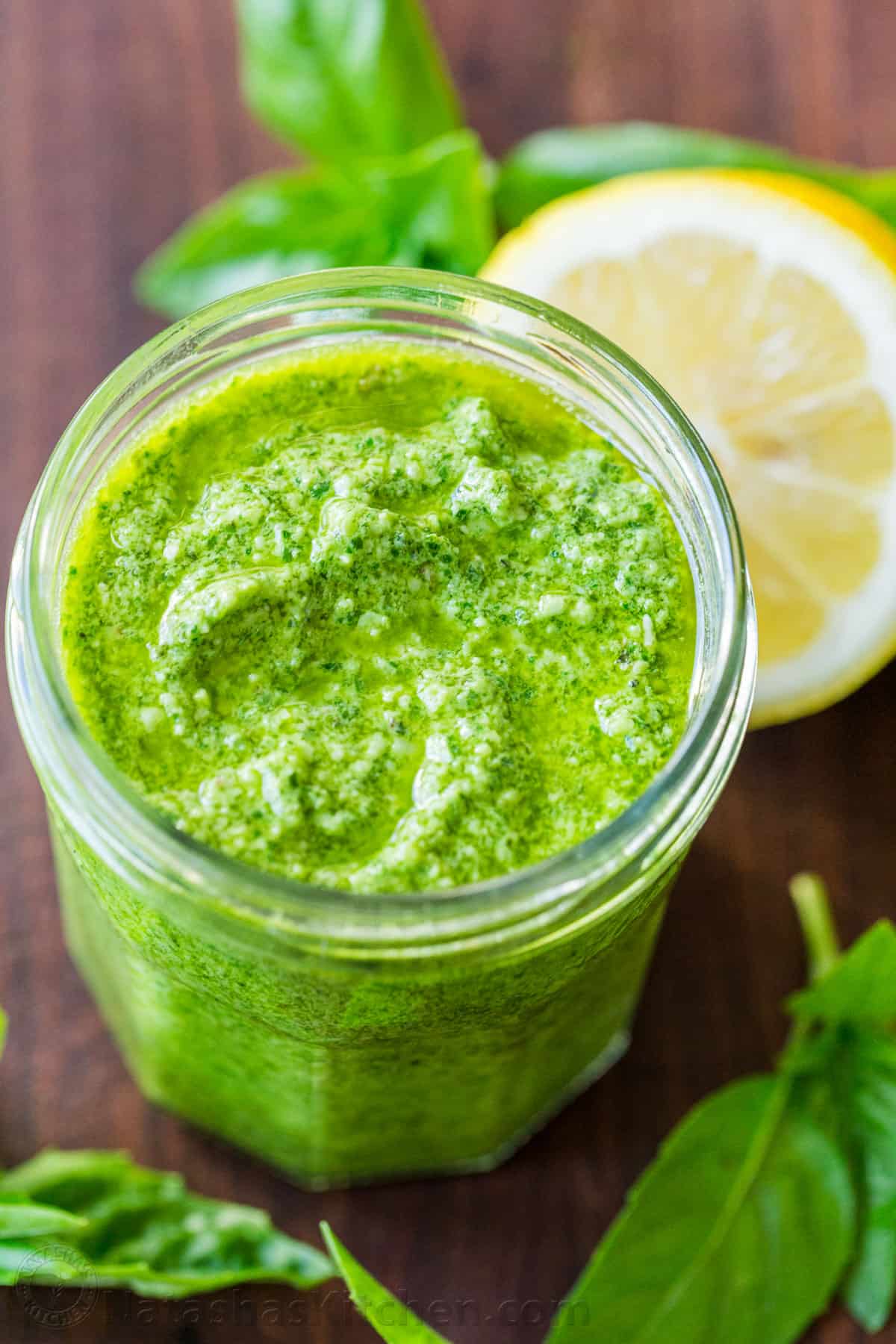 Basil Pesto Recipe - NatashasKitchen.com