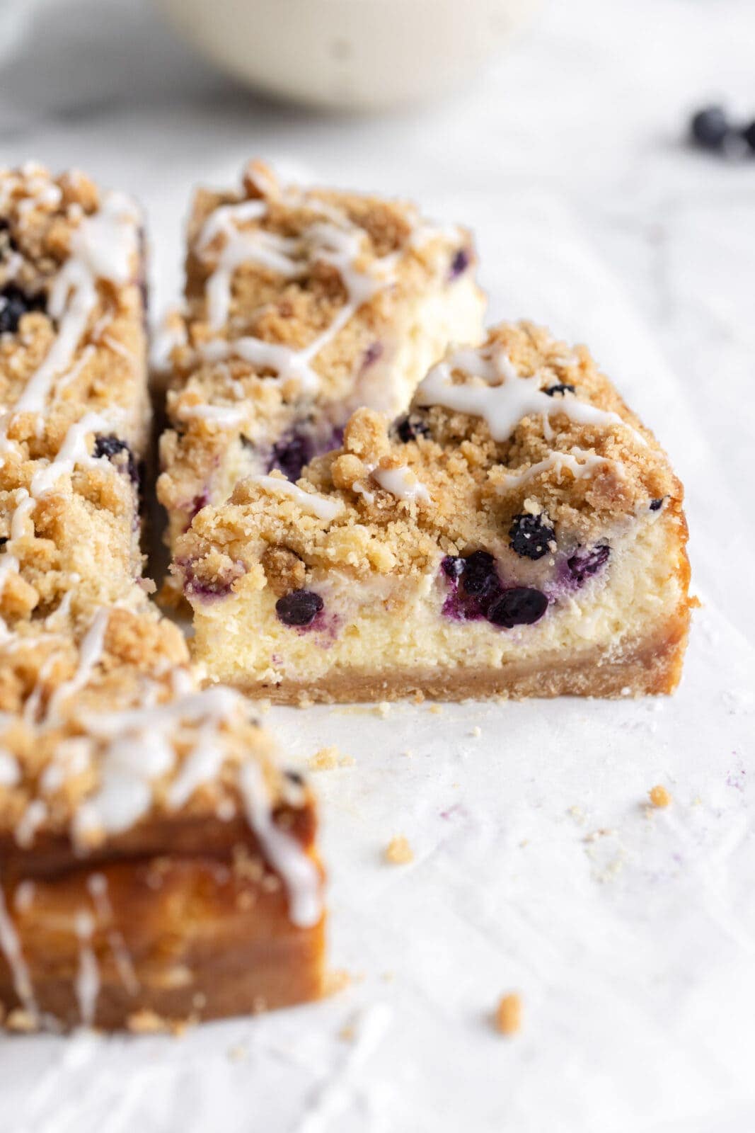 Blueberry Crumble Cheesecake - Broma Bakery