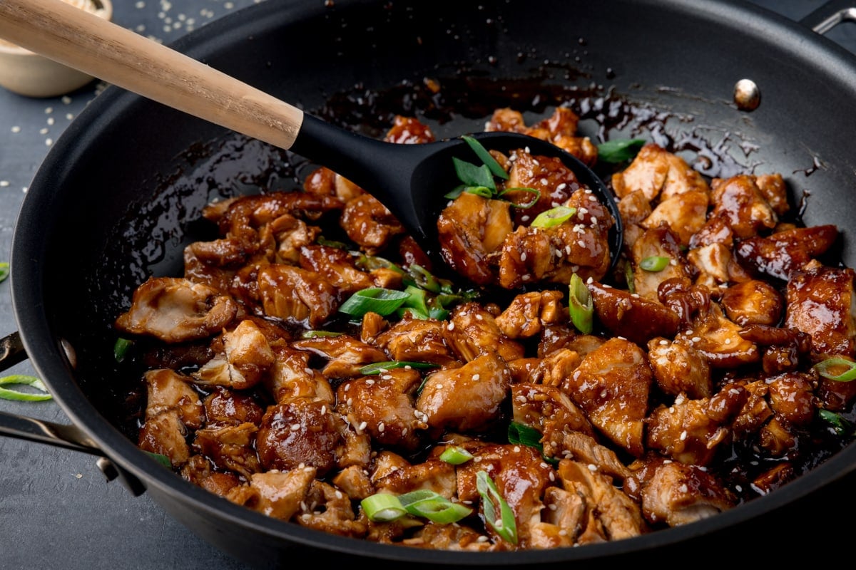 Bourbon Chicken - Nicky's Kitchen Sanctuary