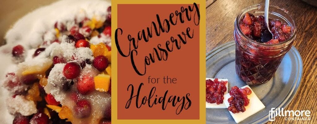 cranberry conserve recipe