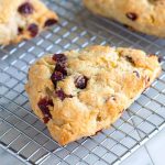 Easy Cranberry Orange Scones