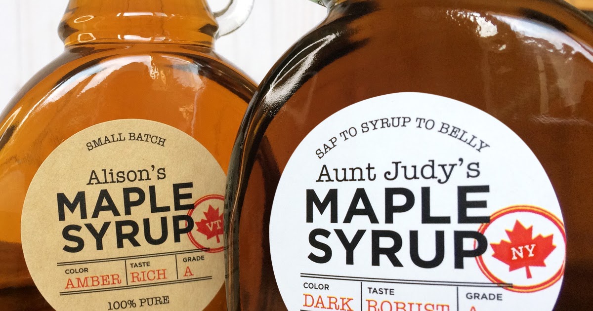 3 New Maple Syrup Bottle Labels for the Upcoming Sugaring Season