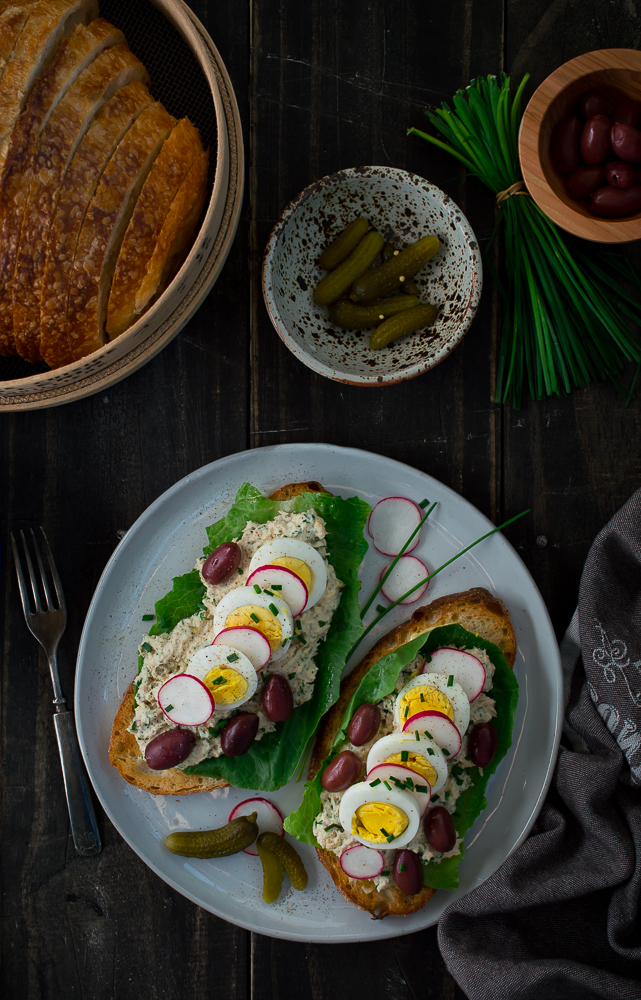 tuna niçoise tartine — Spice & Hutch