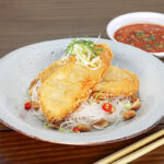 Fish filet with vermicelli noodle