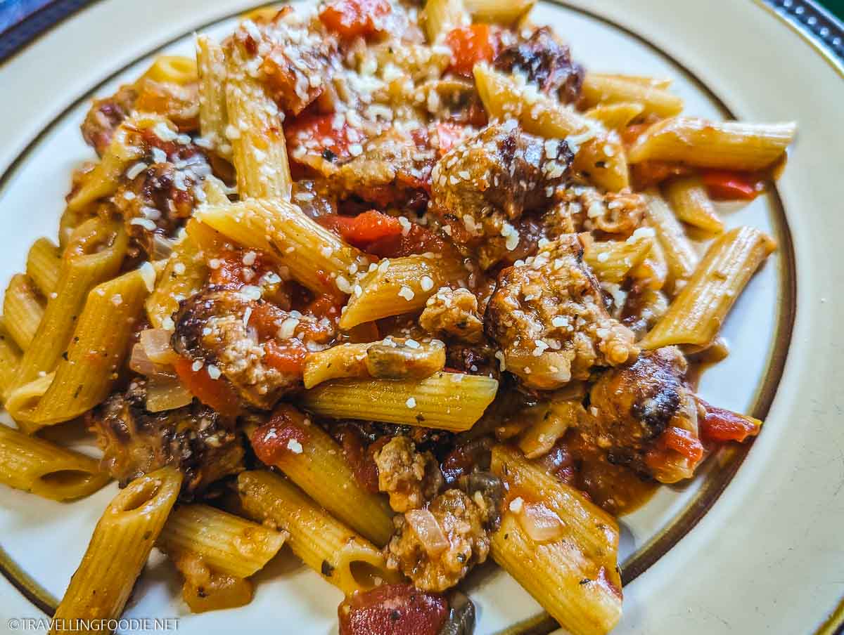 Ninja Speedi Penne Pasta with Sausage - Easy Italian Recipe