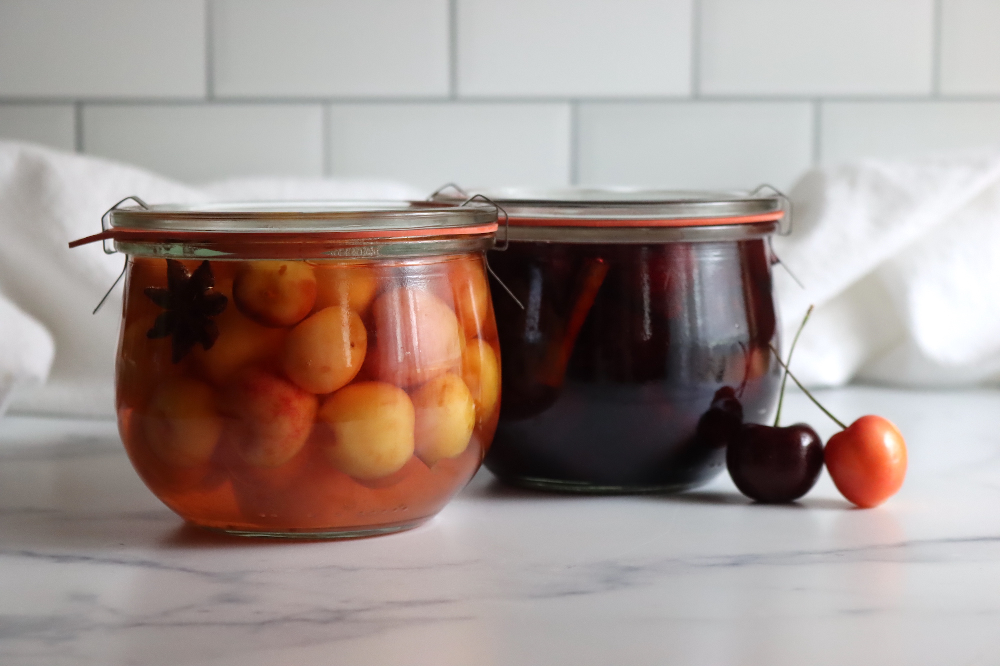 Pickled Cherries