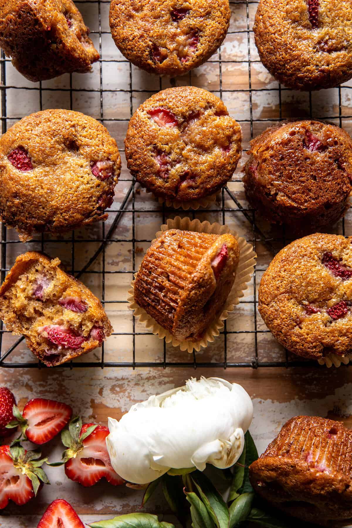 Strawberry Caramel Muffins