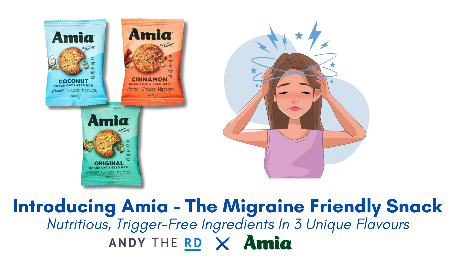 Introducing AMIA - The Snack For Migraine Sufferers