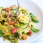 Garlic Parmesan Zucchini Noodles