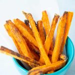 Crispy Sweet Potato Fries Baked in the Oven