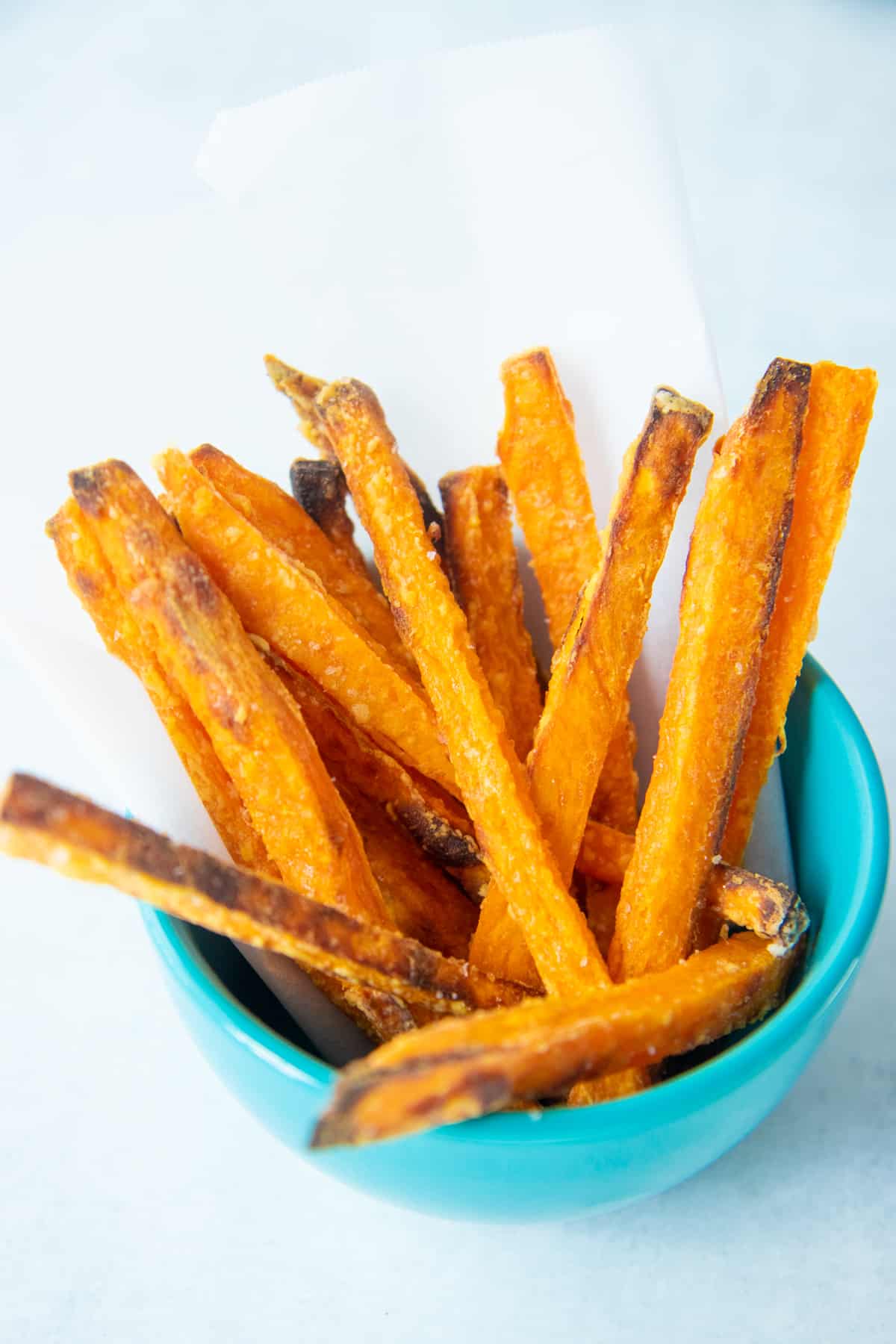 Crispy Sweet Potato Fries Baked in the Oven