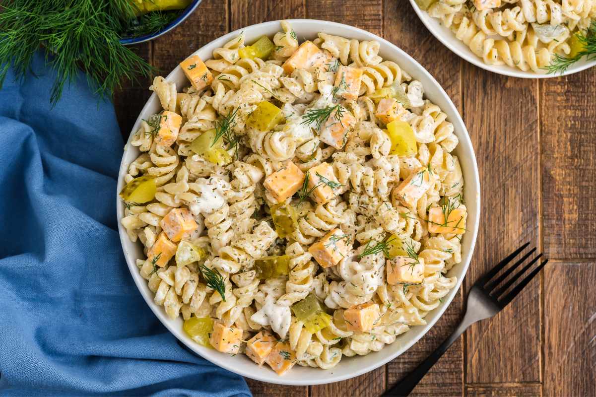 Dill Pickle Pasta Salad Recipe