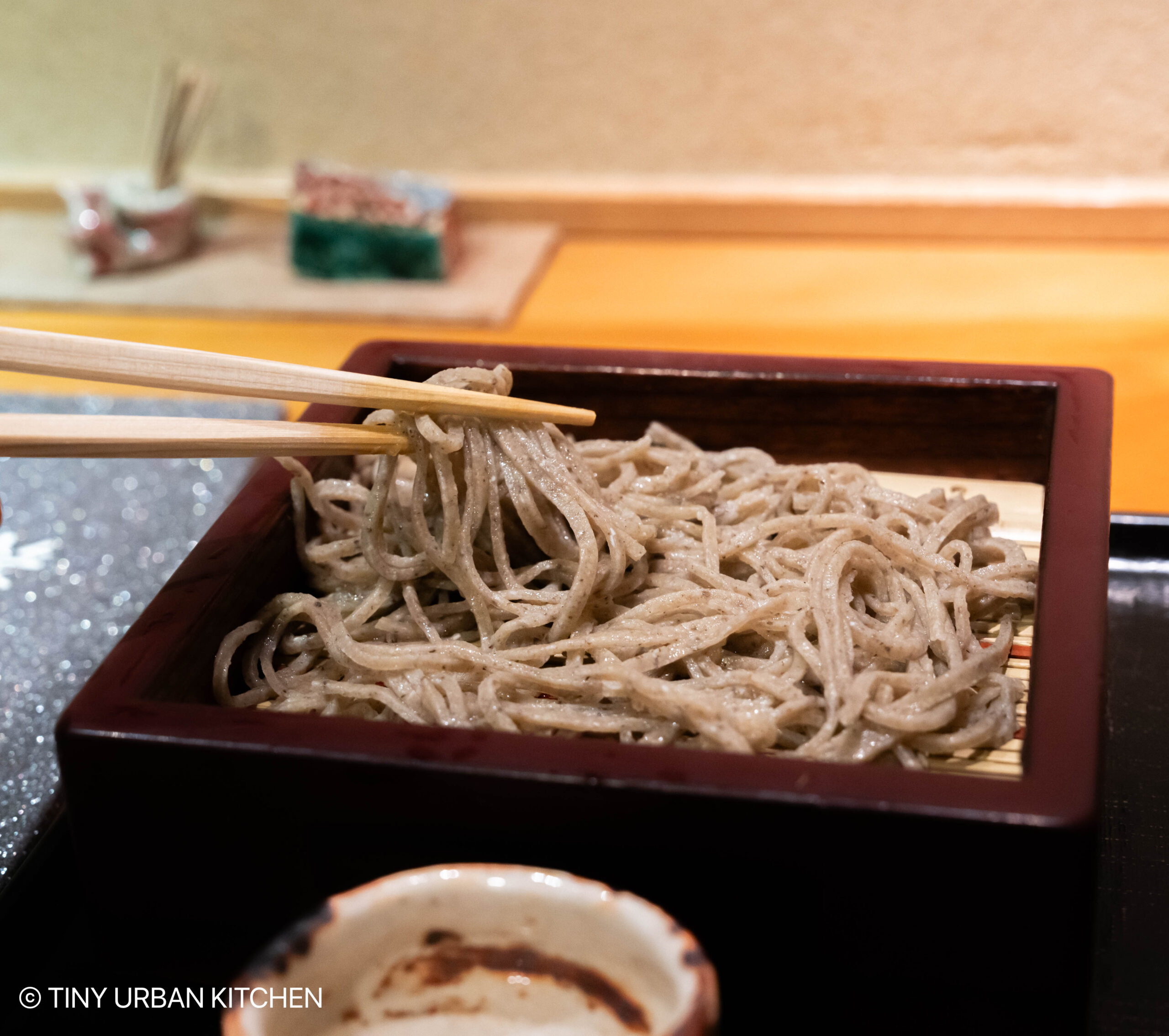 Tawamarai Soba Restaurant in Tokyo