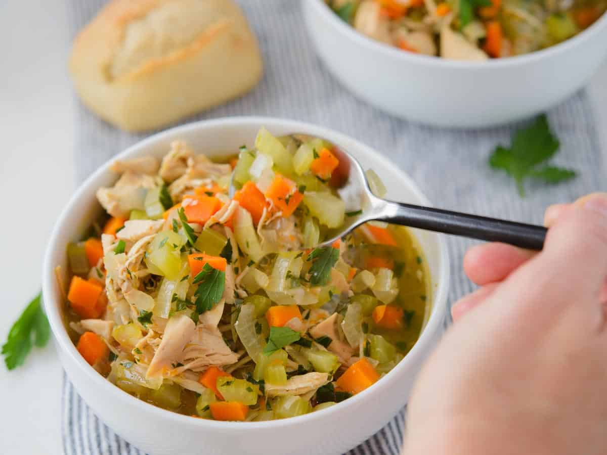 Turkey Soup Recipe - Foodology Geek