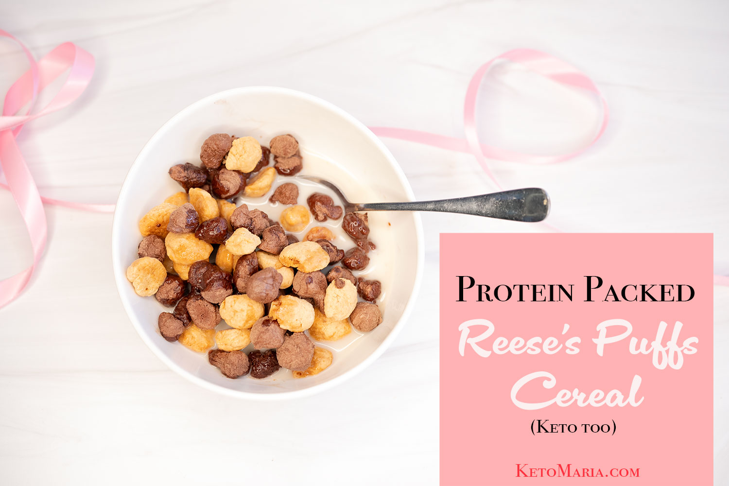 Homemade Protein Reese's Puffs Cereal