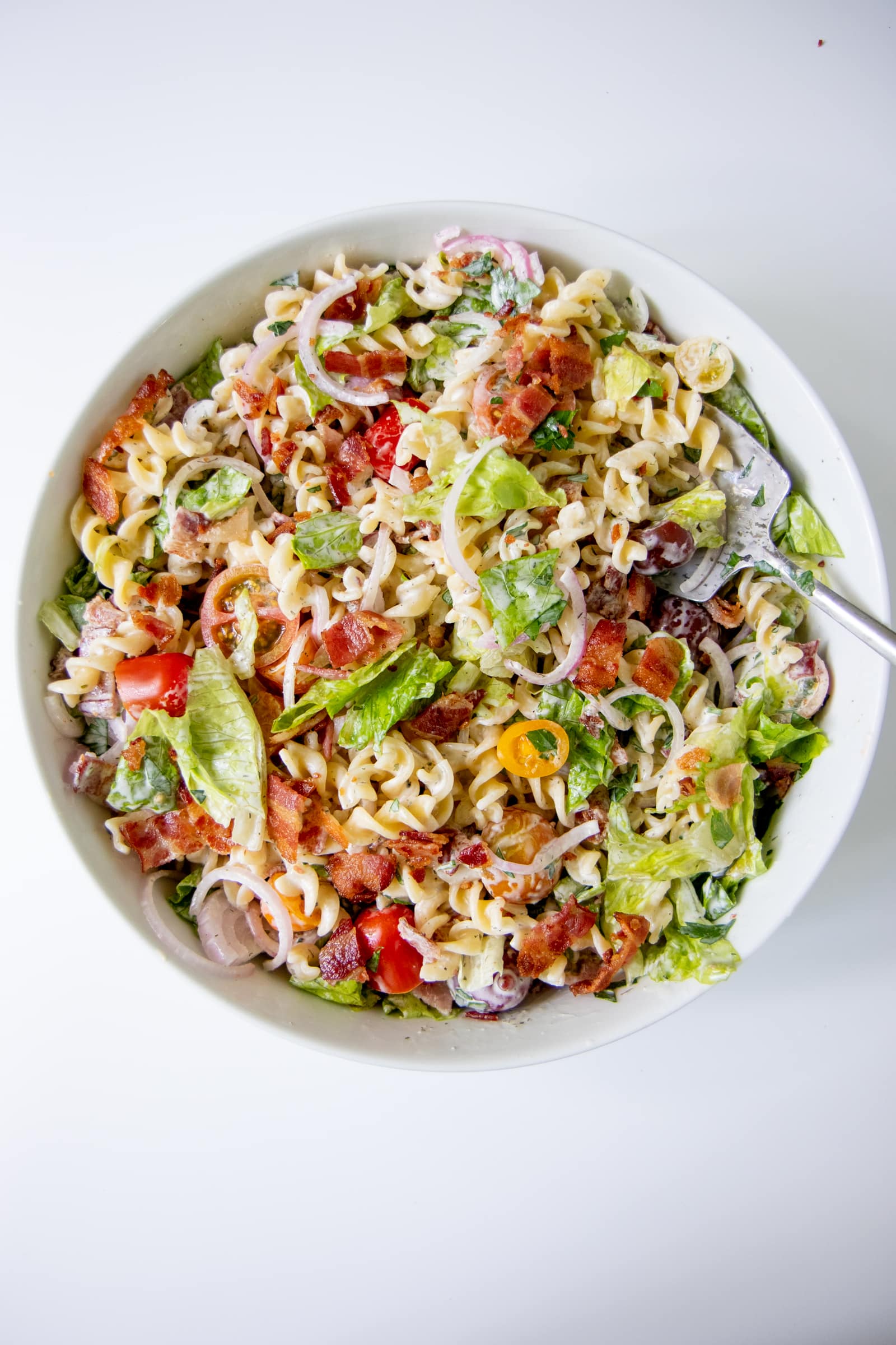 Ranch BLT Pasta Salad Recipe - Gluten-Free Option