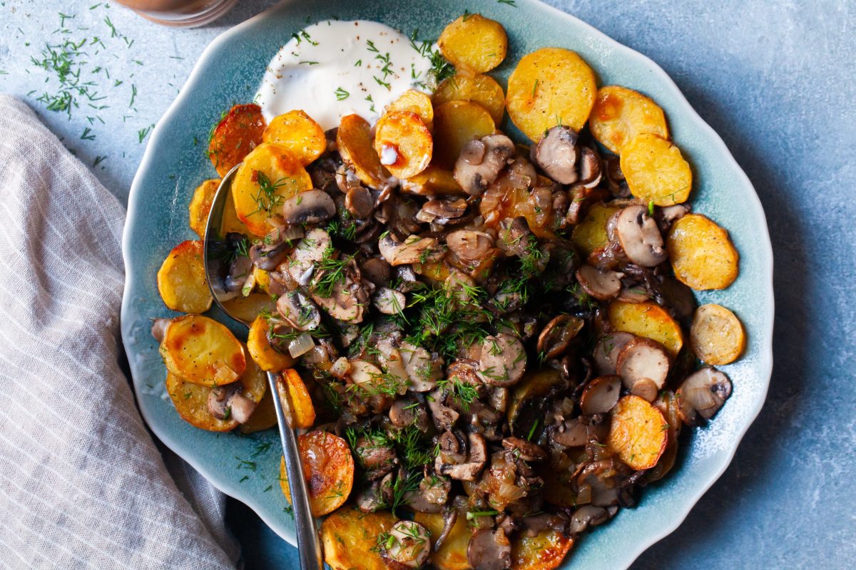 crispy potatoes with mushrooms – smitten kitchen