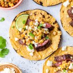 Grilled Skirt Steak and Elote Tacos