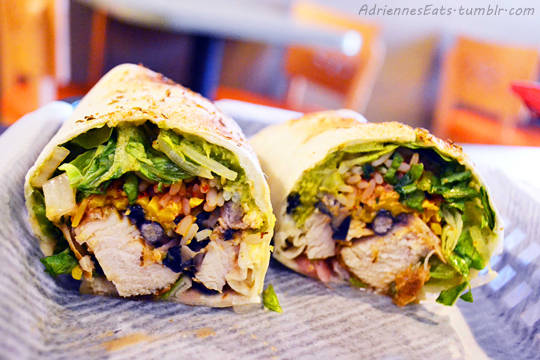 Baja Chicken Burrito from Tropical Smoothie