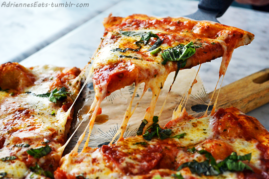 Margherita & Pepperoni Pizza from Lynora’s in Jupiter, Florida